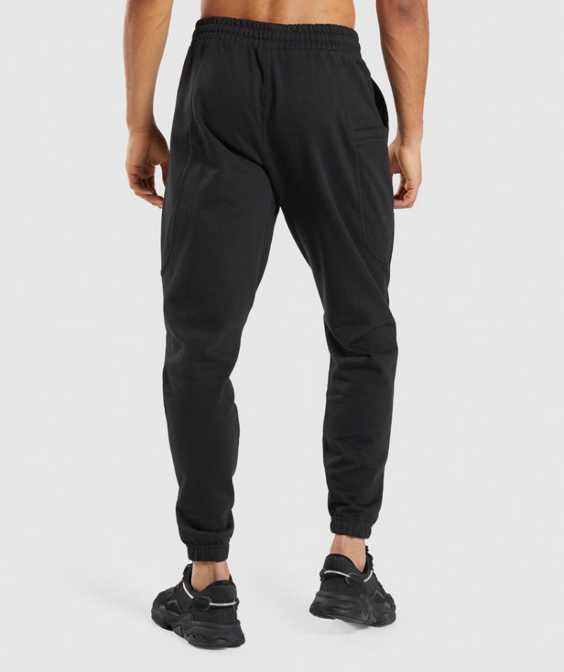 Men's Gymshark Essential Jogger Black | CA 67NA35